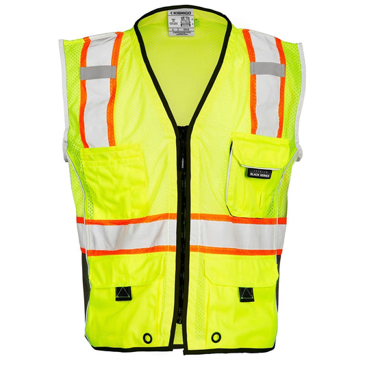 Yellow/Lime Safety Vests - Kishigo - Heavy Duty Design
