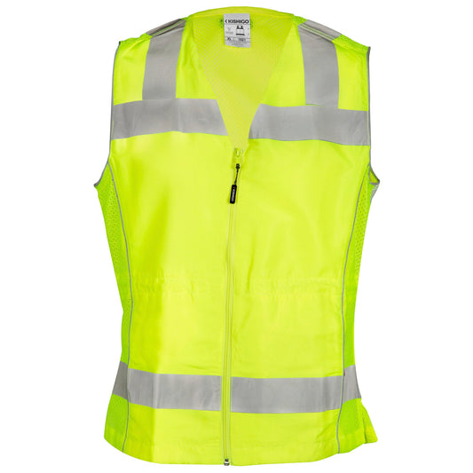 Yellow/Lime Safety Vest - Kishigo - Breathable Mesh