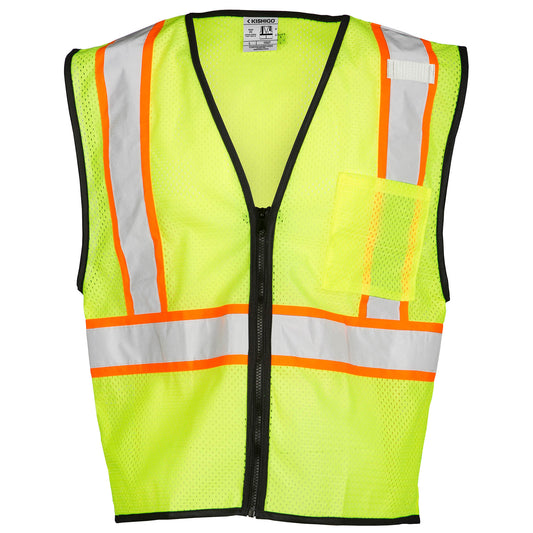 Yellow/Lime Safety Vests - Kishigo - Reflective Mesh