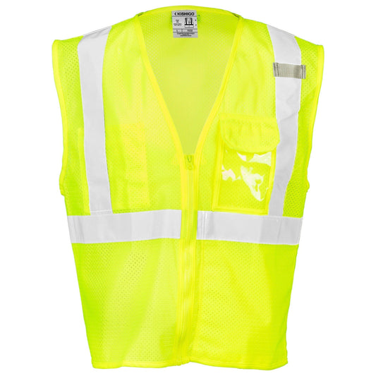 Yellow/Lime Safety Vests - Kishigo - High Visibility