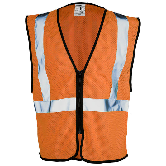 Orange Safety Vests - Kishigo - Reflective Mesh