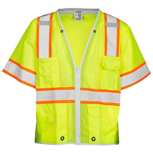 Yellow/Lime Safety Vests - Kishigo - Reflective Design