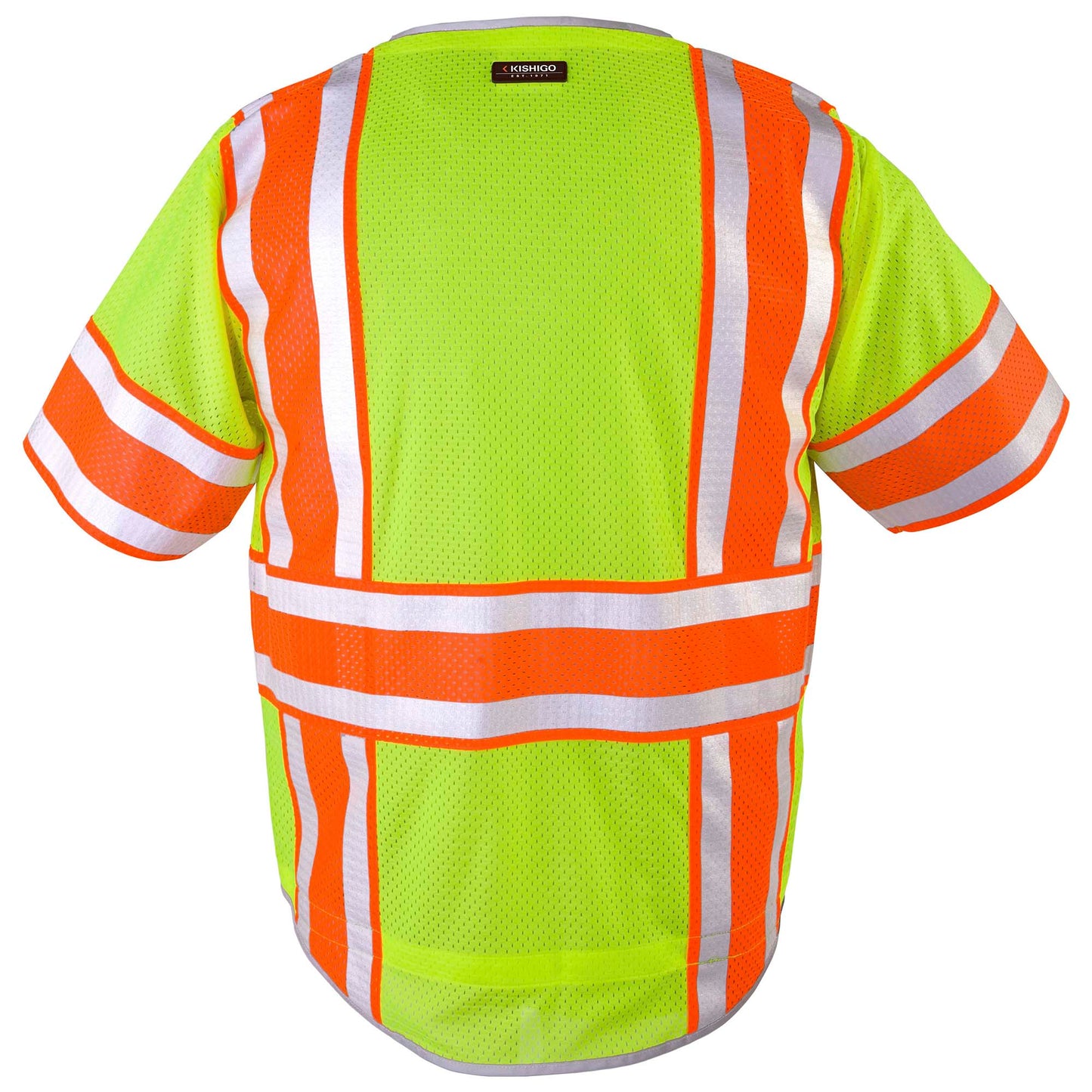 Yellow/Lime Safety Vest - Kishigo - Reflective Material