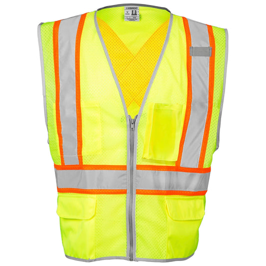 Yellow/Lime Safety Vests - Kishigo - Reflective Design