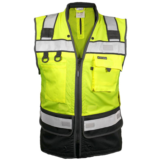 Yellow/Lime Safety Vests - Kishigo - Reflective Design