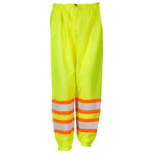 Yellow/Lime Safety Pants - Kishigo - Ultra-Cool Mesh