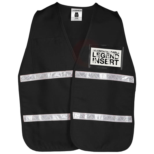 Black Safety Vests - Kishigo - Durable Reflective Wear