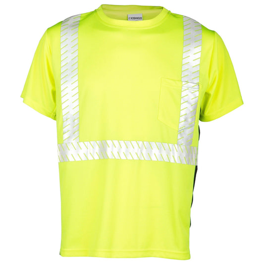 Yellow/Lime Safety Shirt - Kishigo - Reflective Design
