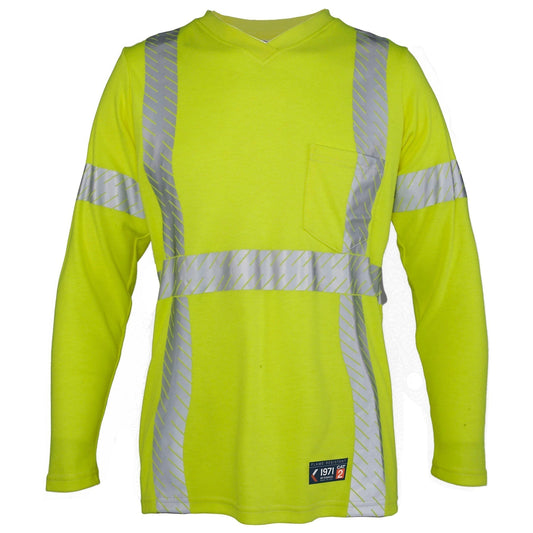 Yellow/Lime Safety Shirt - Kishigo - Flame Resistant