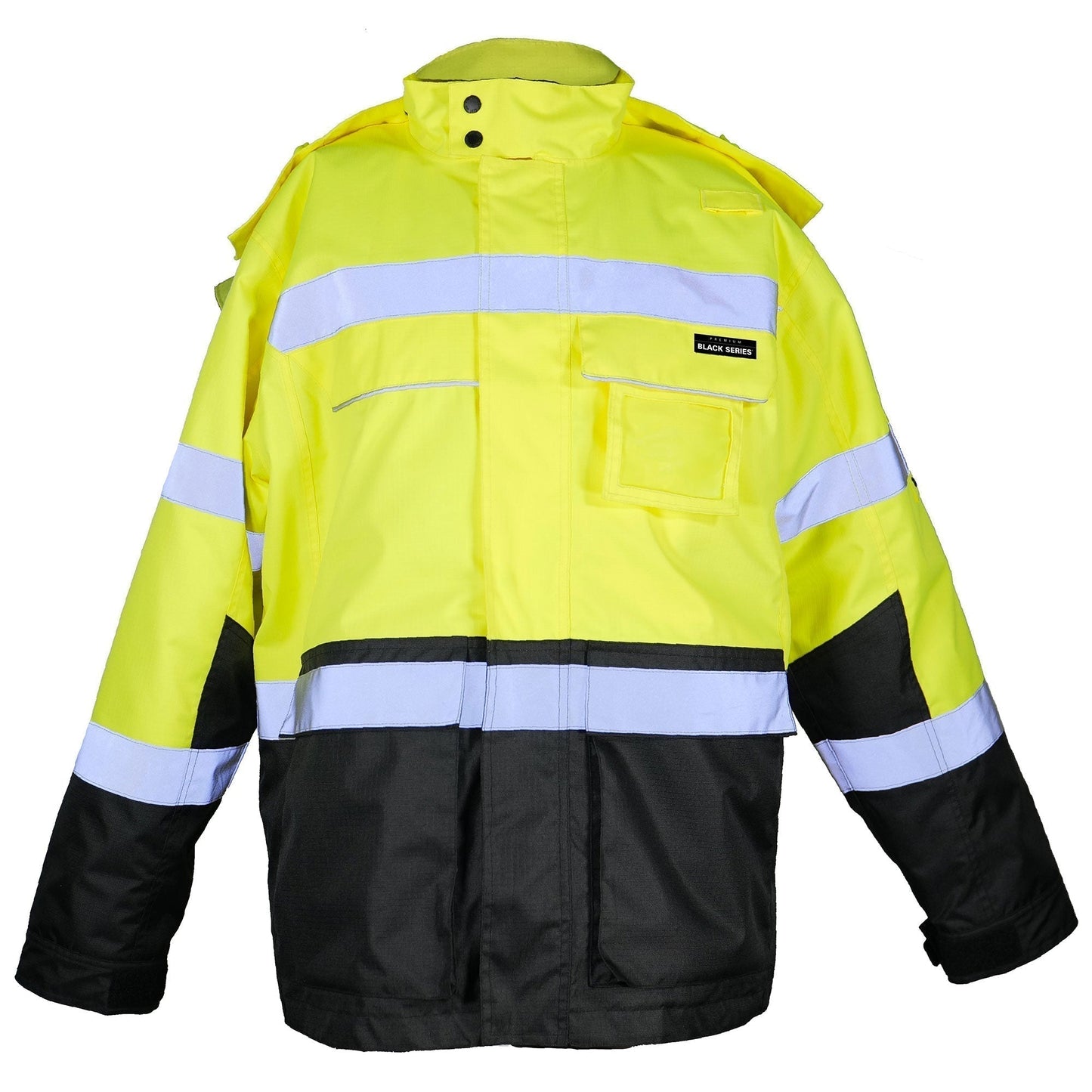 Yellow/Lime Safety Jacket - Kishigo - Durable and Warm