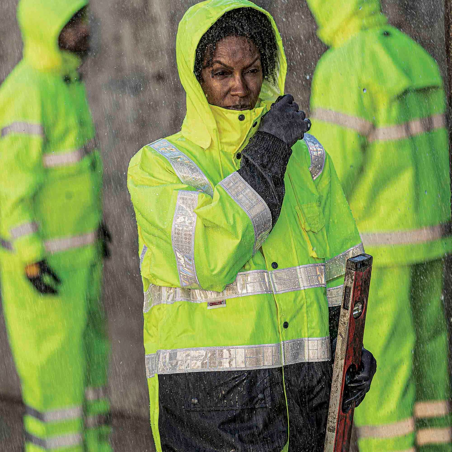 Yellow/Lime Rain Jacket - Kishigo - Waterproof Design