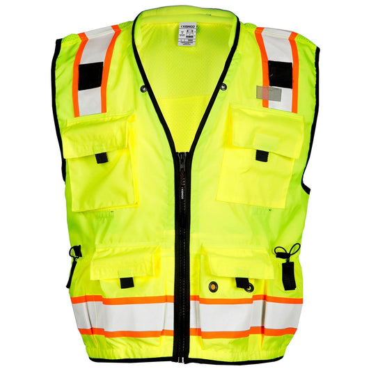 Yellow/Lime Safety Vests - Kishigo - Reflective Material