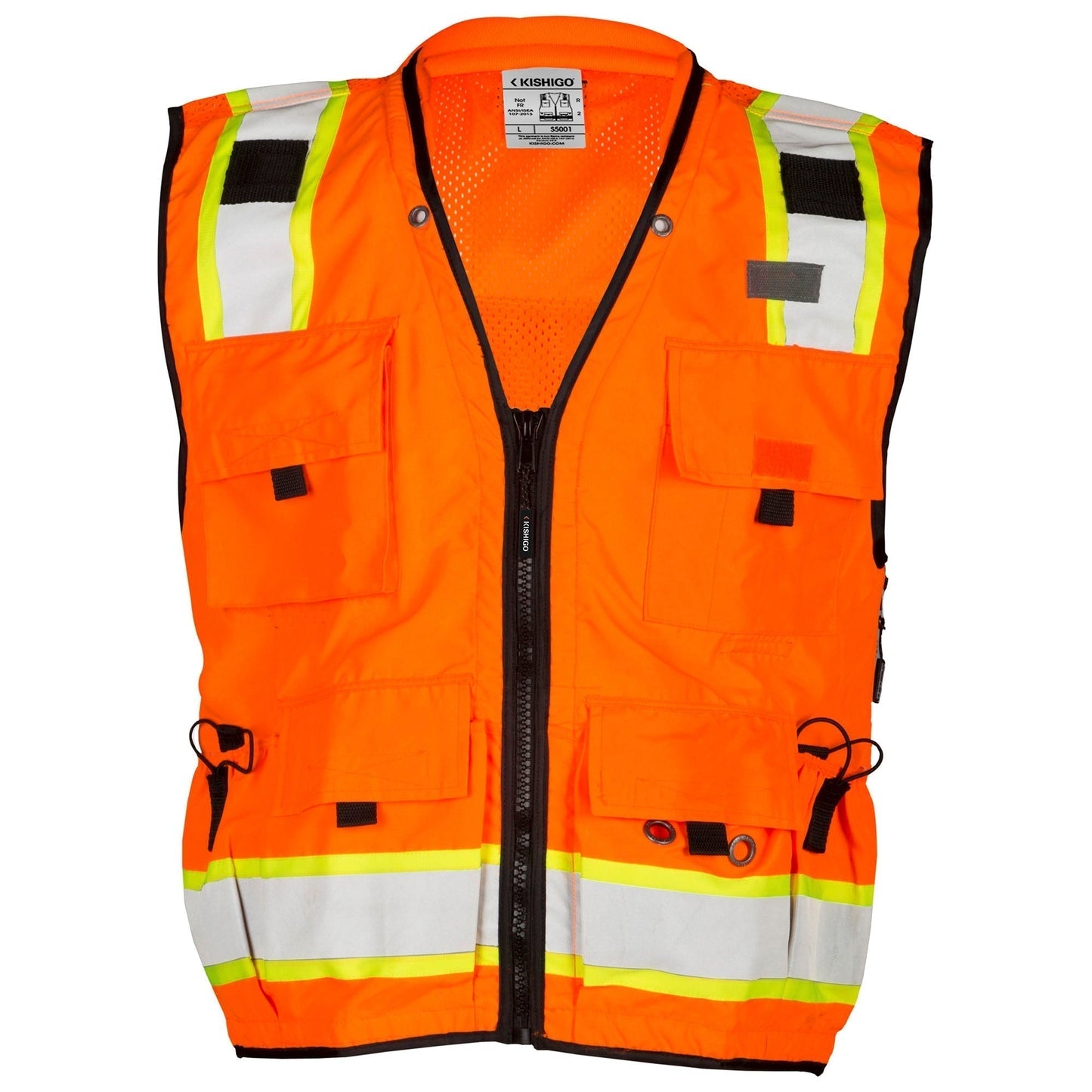 Yellow/Lime Safety Vests - Kishigo - Reflective Material