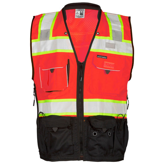 Fluorescent Red Safety Vests - Kishigo - Reflective Design