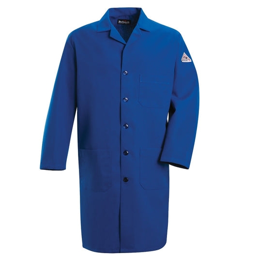 Navy Lab Coat - Bulwark FR - Lightweight Flame Resistant