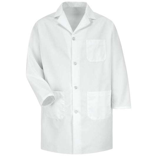 White Lab Coat - Red Kap - Long Sleeve Design