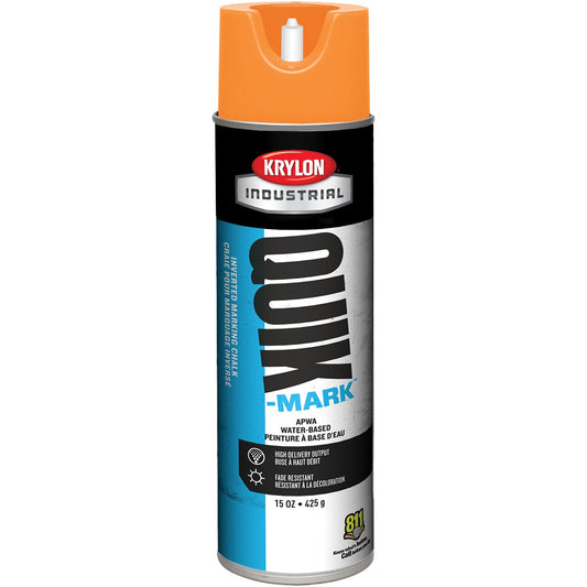 APWA Orange Marking Chalk - Krylon - Durable Sprayable