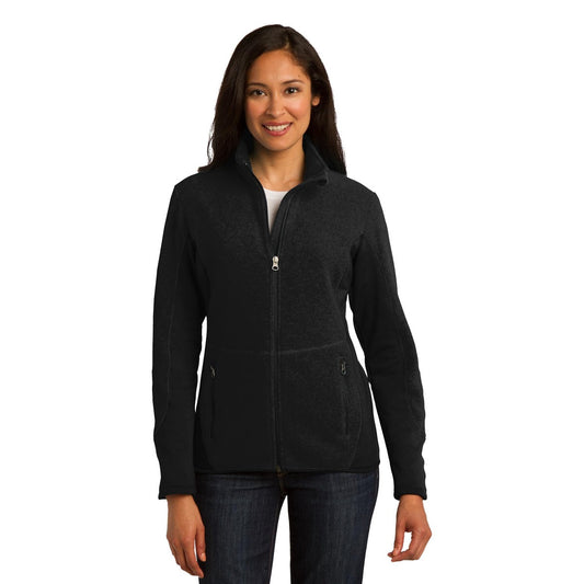 Black R-Tek Pro Fleece Jacket - Port Authority - Cozy Fabric