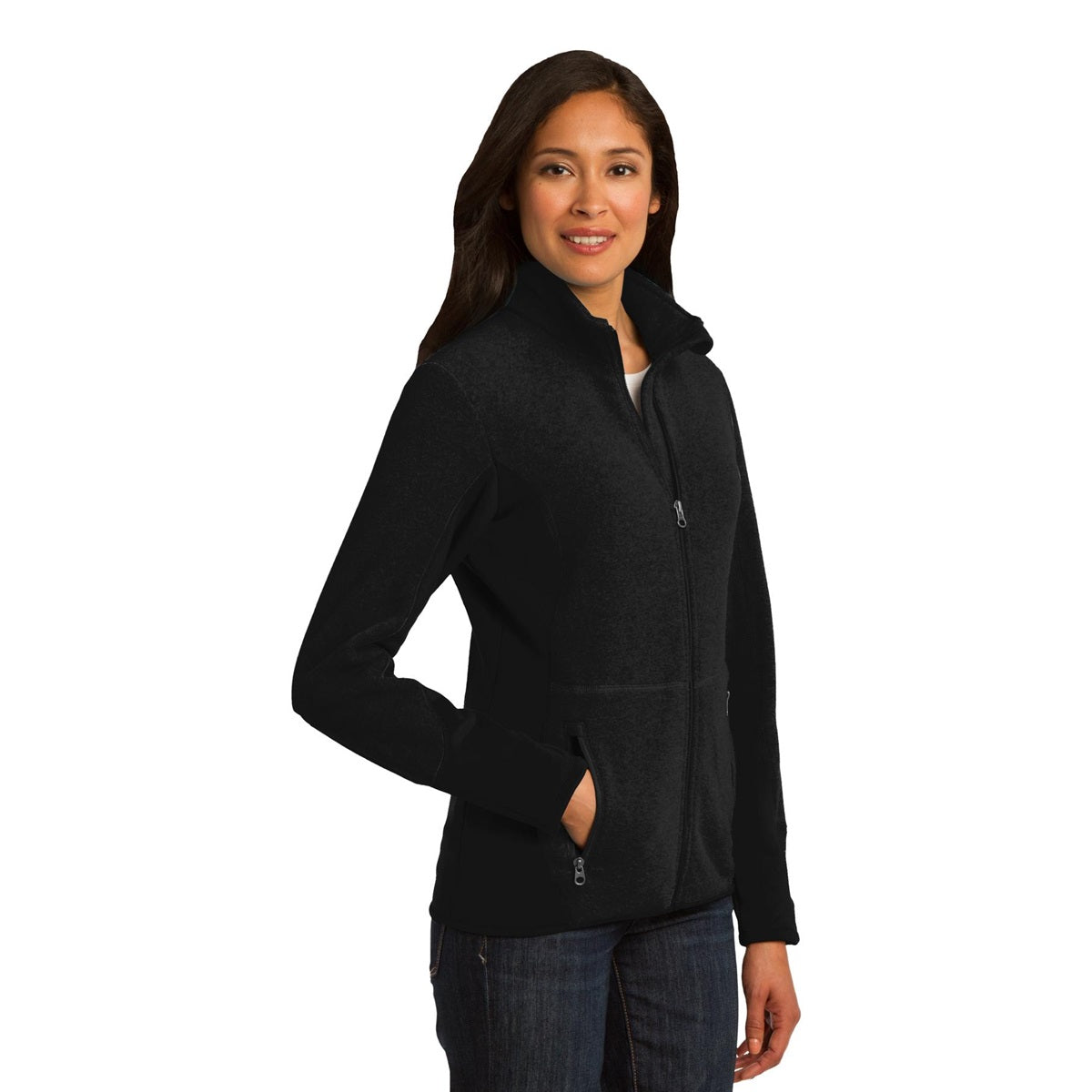 Black R-Tek Pro Fleece Jacket - Port Authority - Warm Fabric