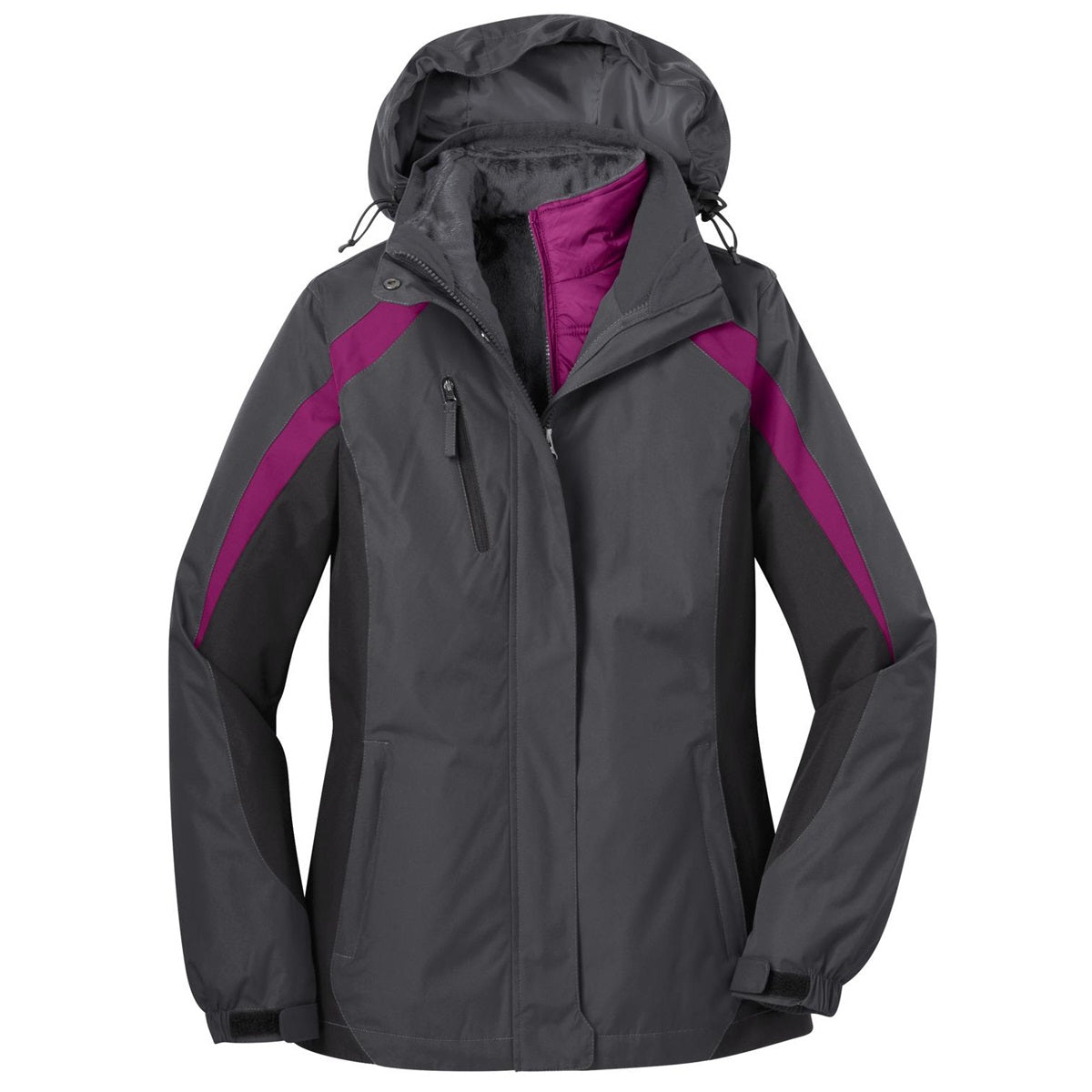 Admiral Blue Colorblock Jacket - Port Authority - Stylish Design