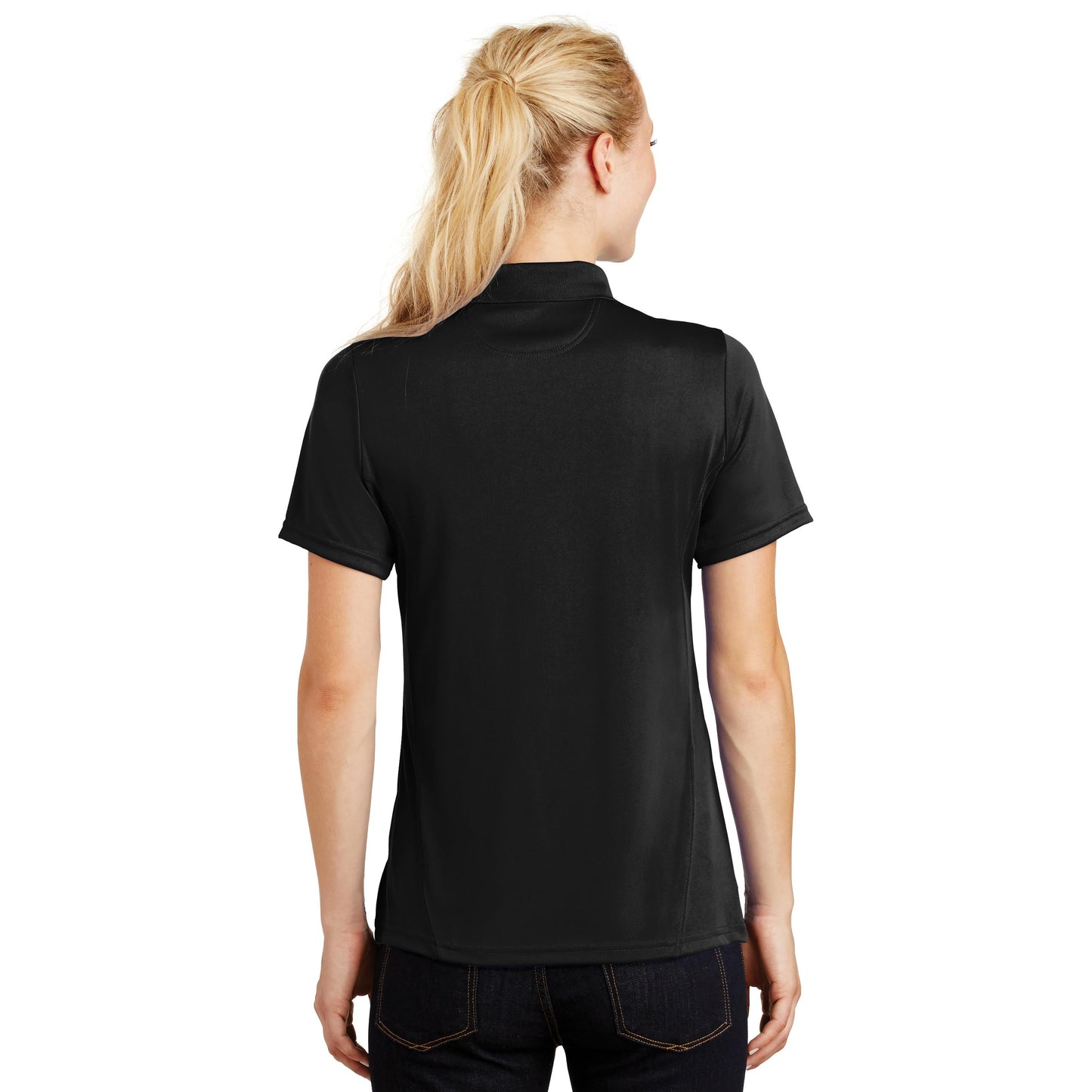 Black Polo Shirt - Sport-Tek - Moisture-Wicking