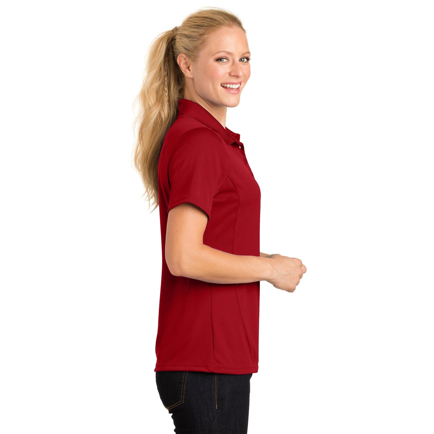 Black Polo Shirt - Sport-Tek - Moisture-Wicking