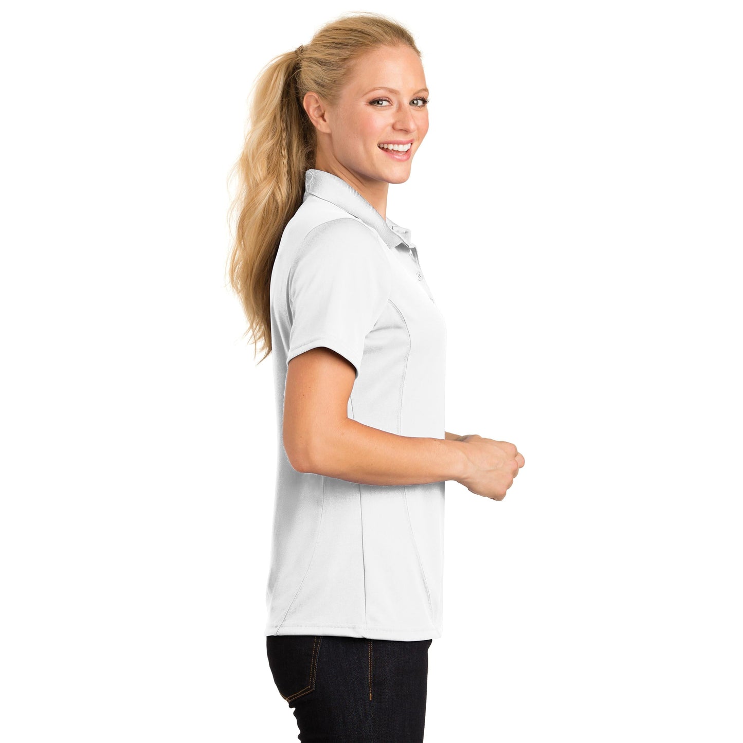 Black Polo Shirt - Sport-Tek - Moisture-Wicking