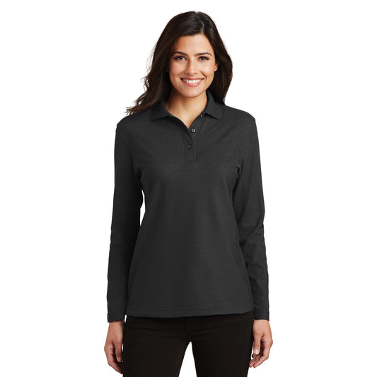 Black Polo Shirts - Port Authority - Soft Touch Fabric
