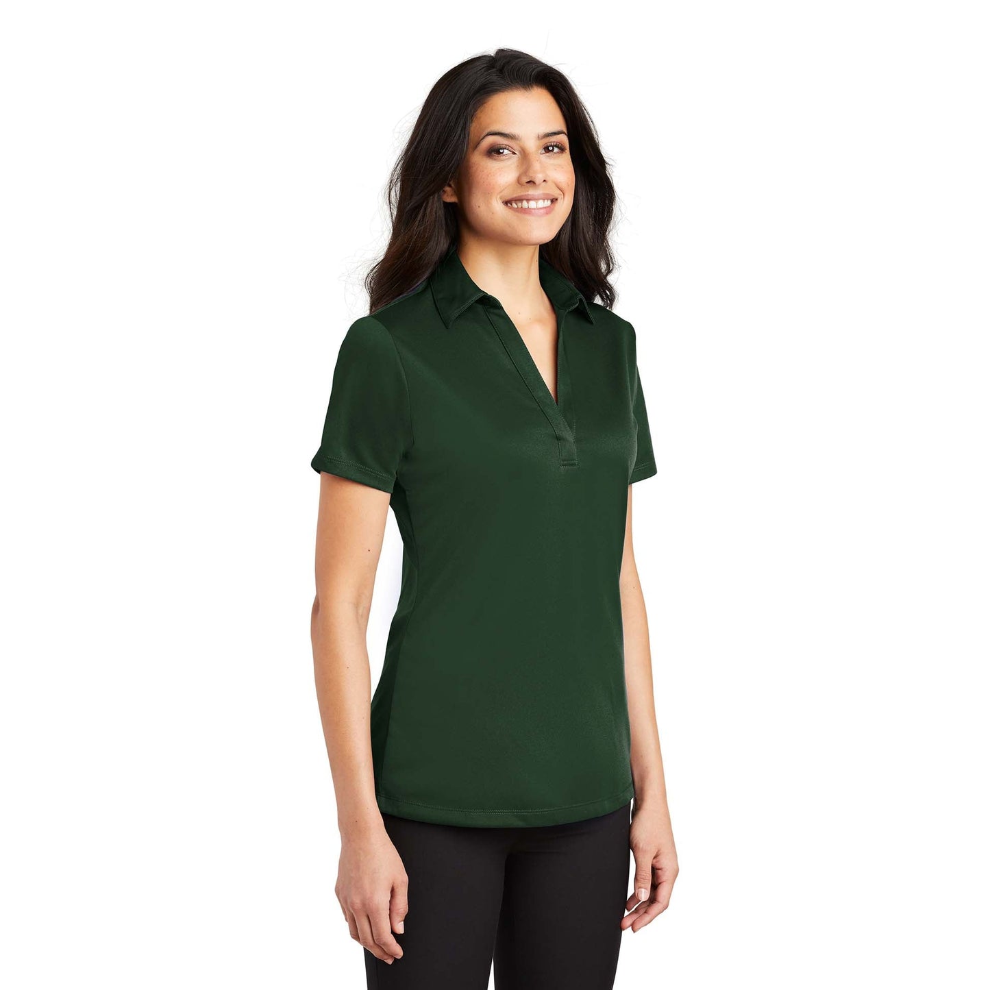 Black Polo Shirt - Port Authority - Performance Fabric