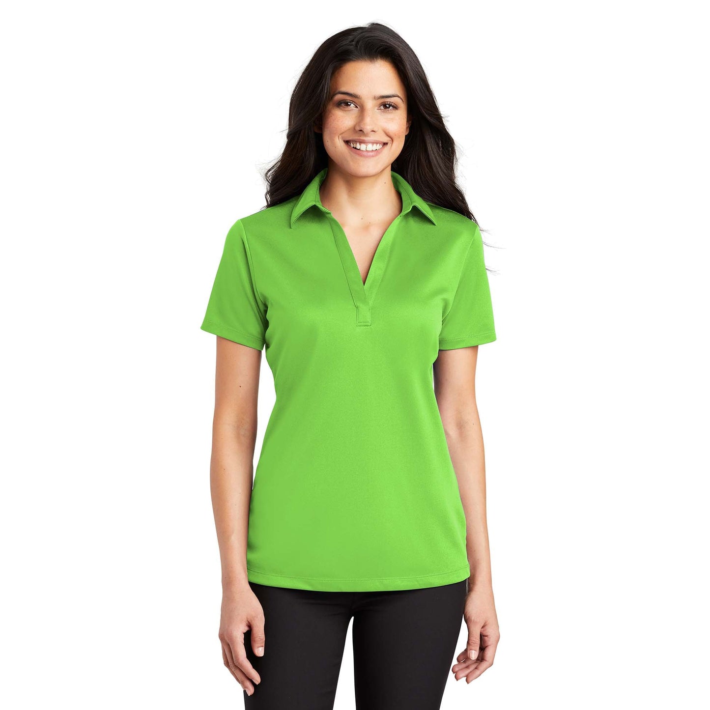 Black Polo Shirt - Port Authority - Performance Fabric