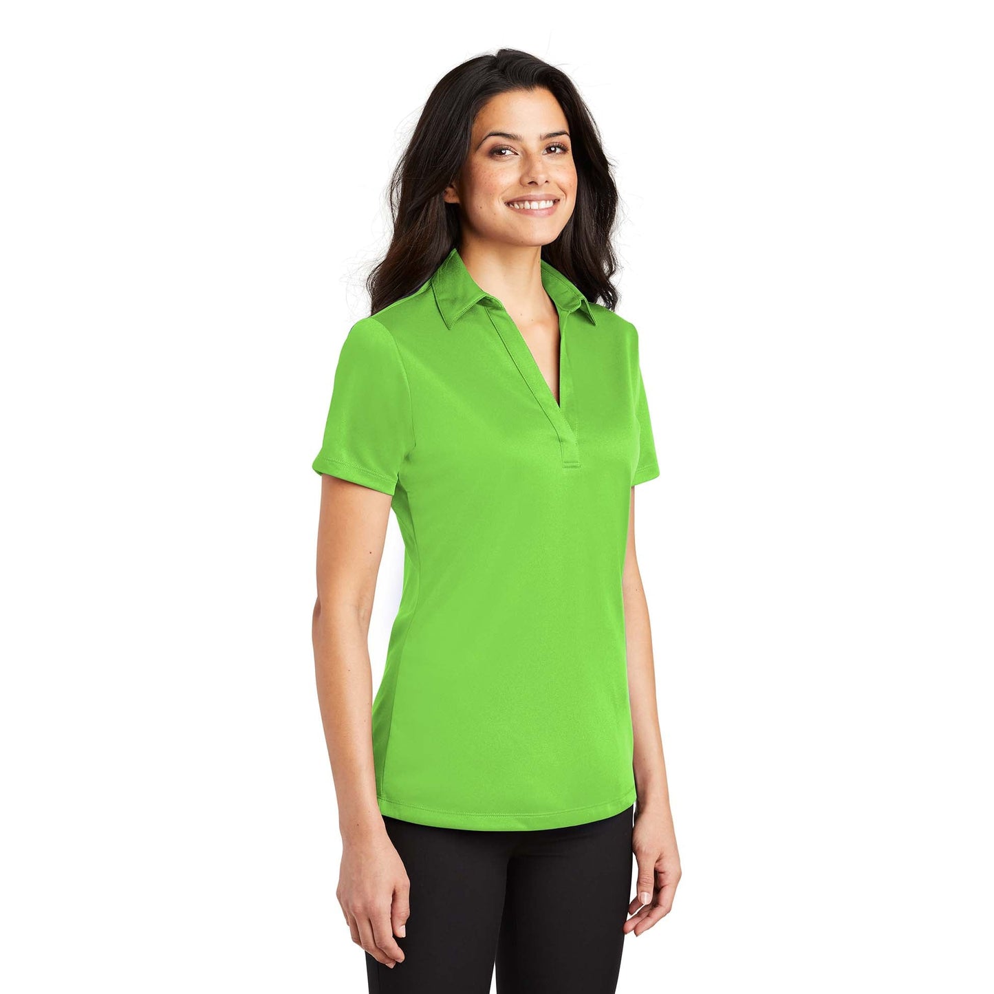 Black Polo Shirt - Port Authority - Performance Fabric