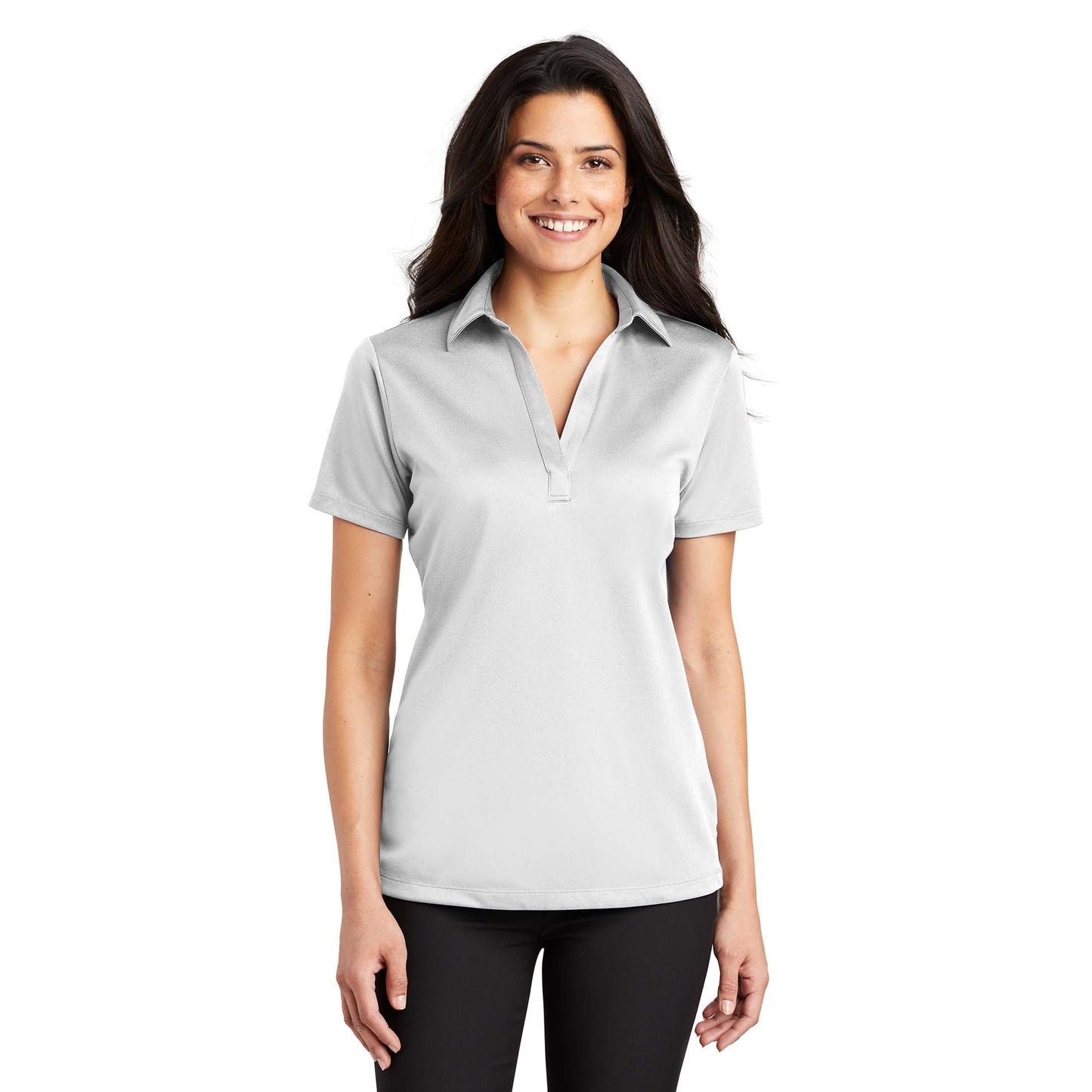 Black Polo Shirt - Port Authority - Performance Fabric
