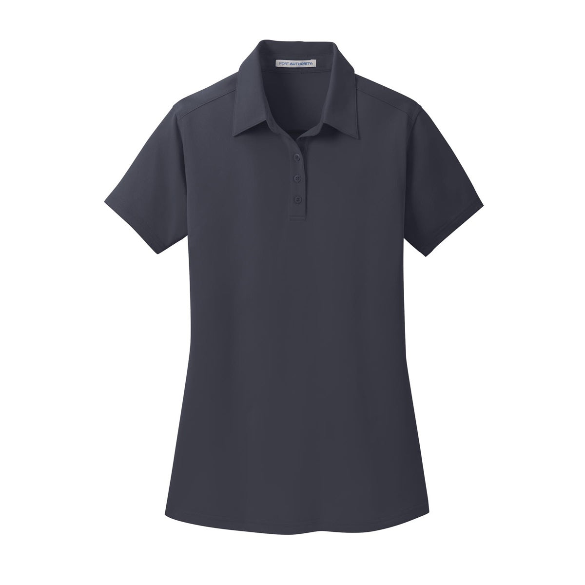 Battleship Grey Polo - Port Authority - Moisture Wicking