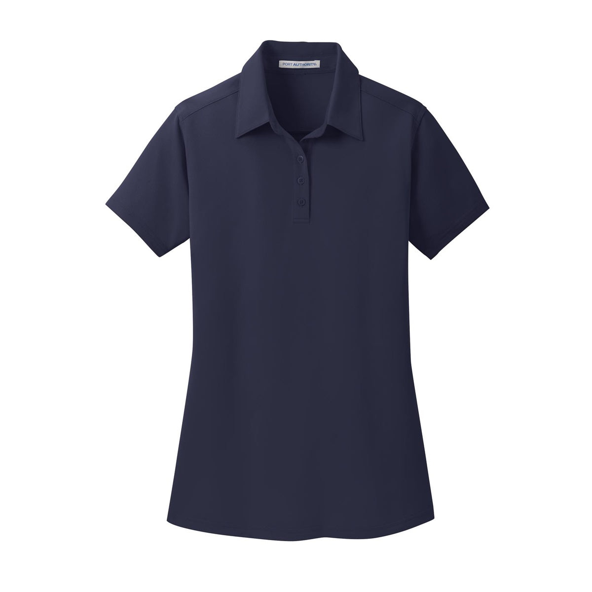 Battleship Grey Polo - Port Authority - Moisture Wicking