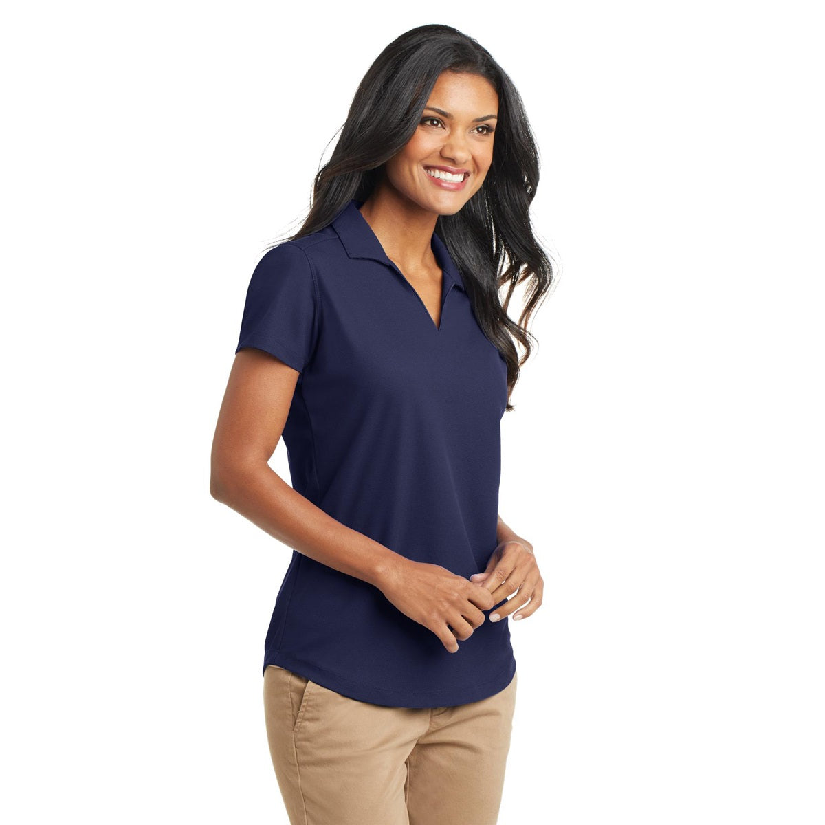 Autumn Orange Polo Shirt - Port Authority - Stylish Fit