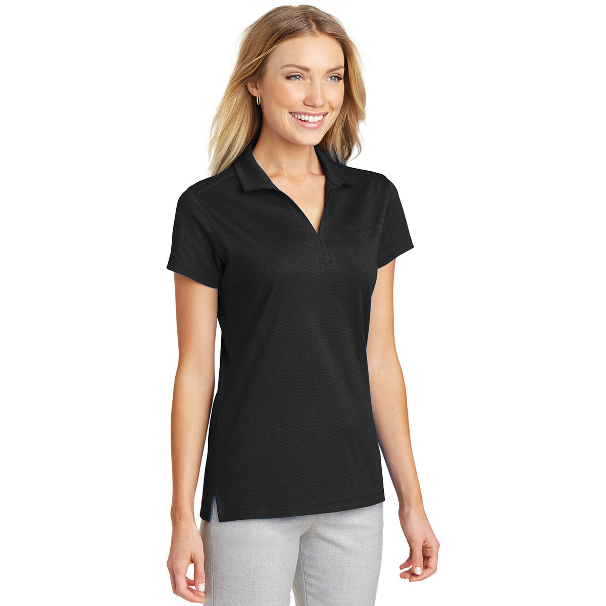 Black Polo Shirts - Port Authority - Quick-Dry Style