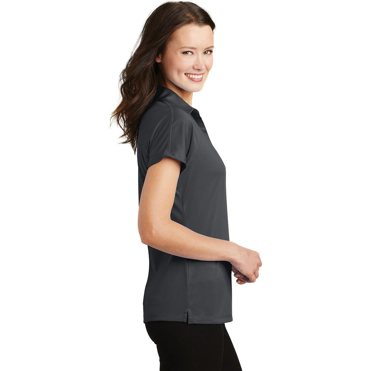 Battleship Grey Polo Shirt - Port Authority - Moisture Wicking