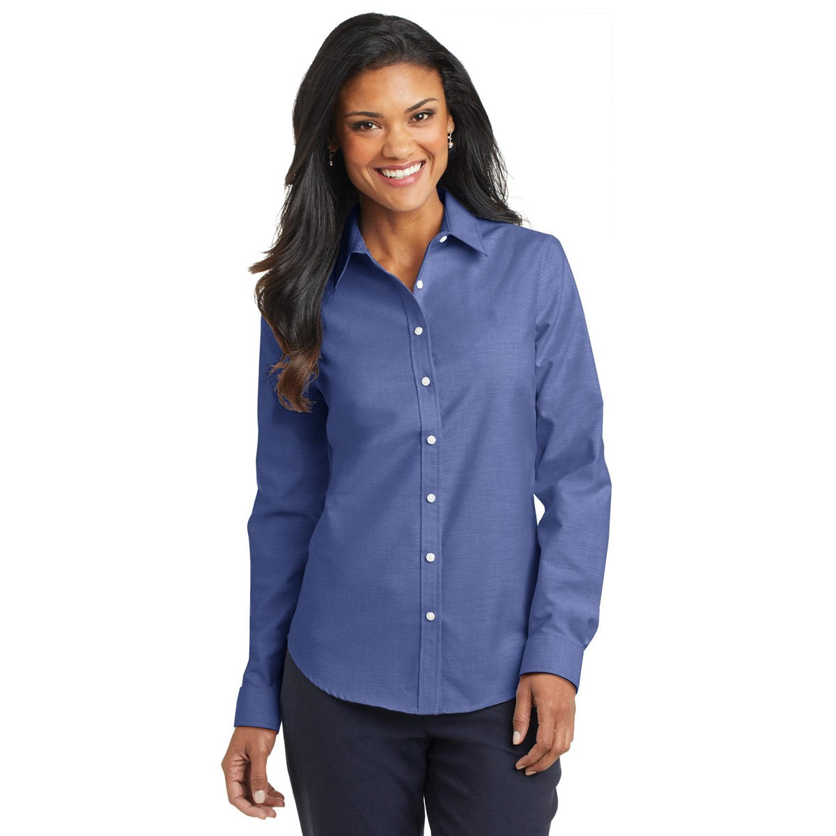 Black Button Up Shirts - Port Authority - Soft Cotton