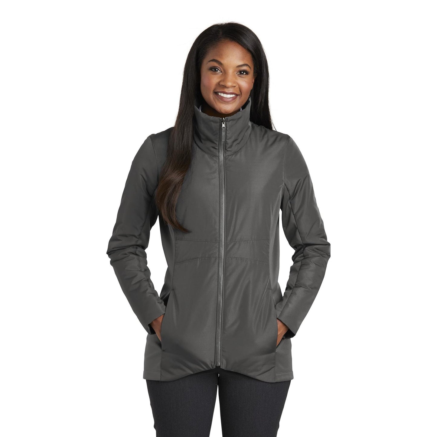 Deep Black Jacket - Port Authority - Stylish Insulation