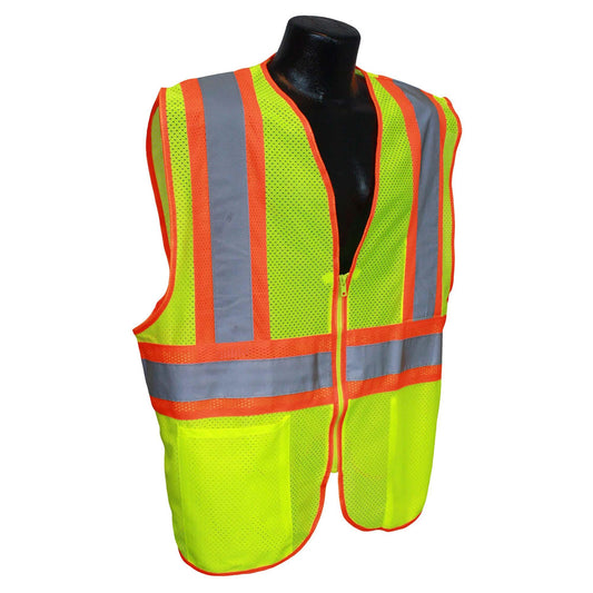 Yellow/Lime Safety Vests - Radians - Two-Tone Mesh