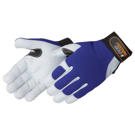 Blue/White Performance Gloves - Liberty Safety - Durable Fit