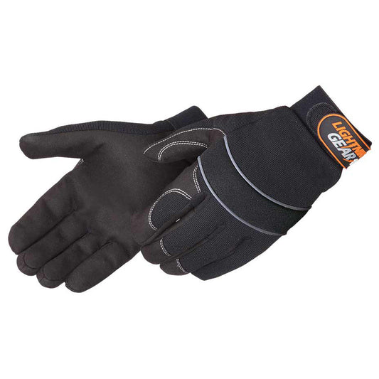 Black Performance Gloves - Liberty Safety - Synthetic Leather