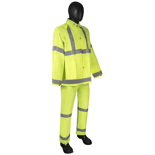 PVC/Polyester Rain Suit - Liberty Safety - Waterproof Durable