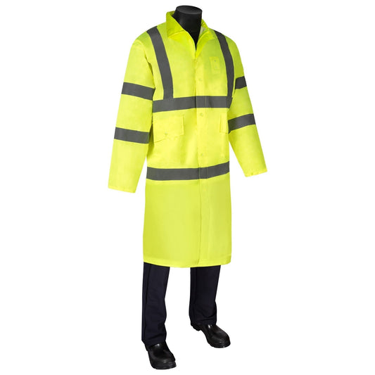 Yellow/Lime Raincoats - Liberty Safety - Waterproof Design