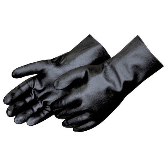 14" Gauntlet Rubber Gloves - Liberty Safety - Smooth PVC