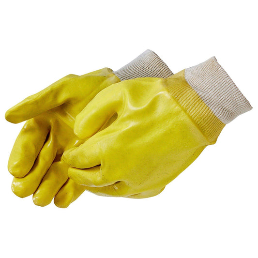 Yellow Rubber Gloves - Liberty Safety - PVC Coated