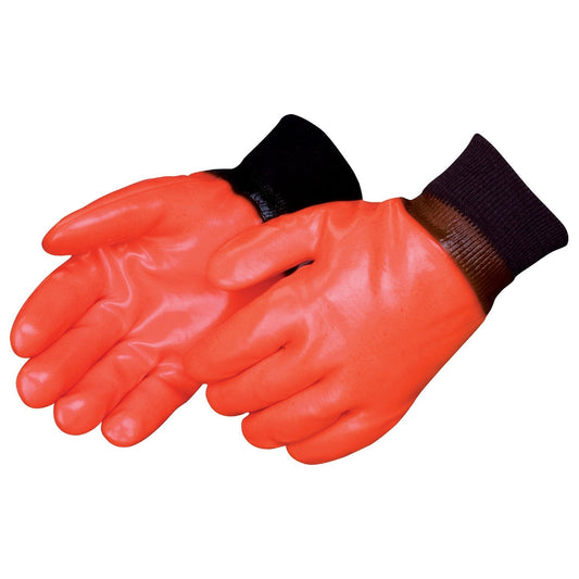 Orange Rubber Gloves - Liberty Safety - Durable PVC