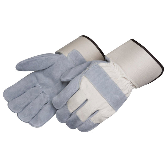 Gray Leather Gloves - Liberty Safety - Durable Comfort