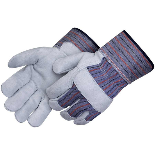 Gray Leather Gloves - Liberty Safety - Durable Design