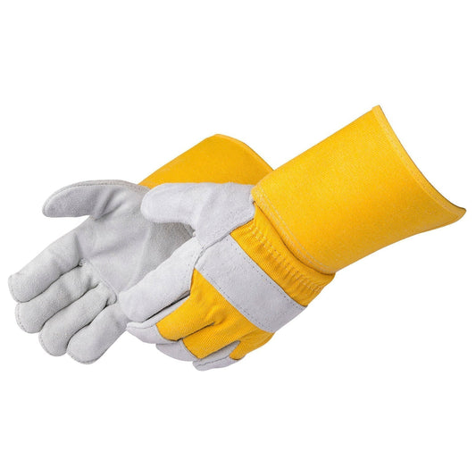 4.5" Full Leather Cuff Gloves - Liberty Safety - Durable Design